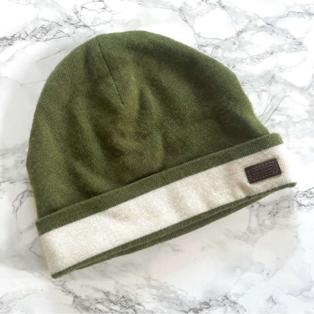 COACH 100% Merino Wool Hat